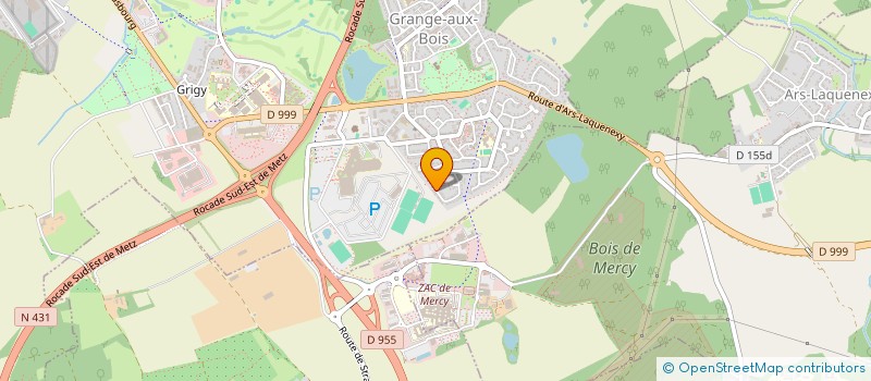 localisation de l'entreprise ASSOCIATION AH LES CHANTS  METZ