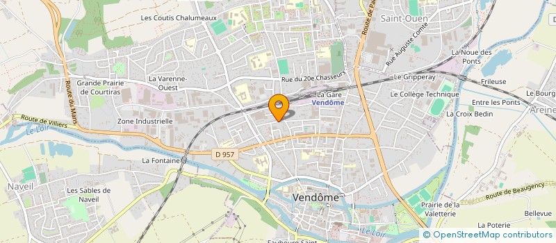localisation de l'entreprise ASSOCIATION AH5017 - ENSEMBLE  VENDOME
