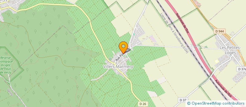 localisation de l'entreprise ASSOCIATION AHC  VILLERS-MARMERY