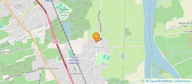 localisation de l'entreprise ASSOCIATION AHOVEN  CADAUJAC