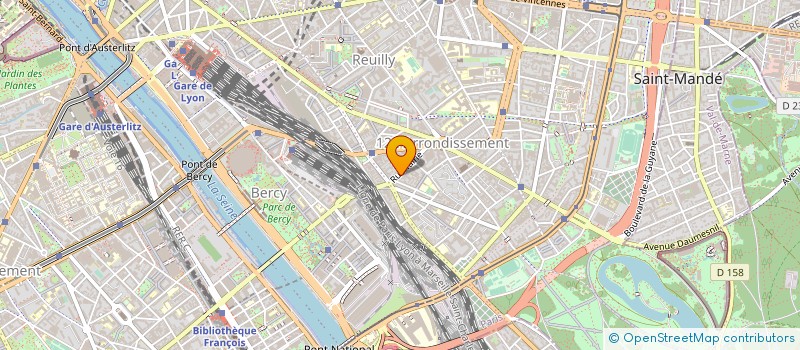 localisation de l'entreprise ASSOCIATION AI QUE BOM  PARIS