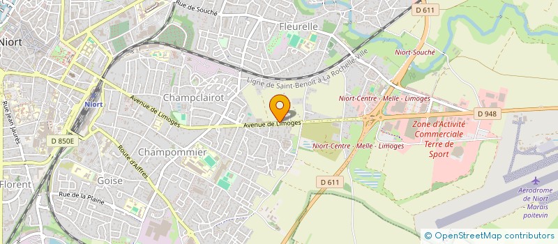 localisation de l'entreprise ASSOCIATION AIAKOS & KO à NIORT