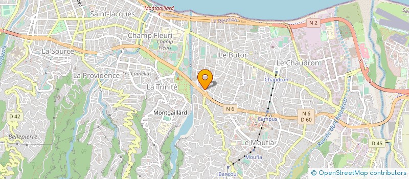 localisation de l'entreprise ASSOCIATION AID'A NOU NOU MEME à SAINT-DENIS