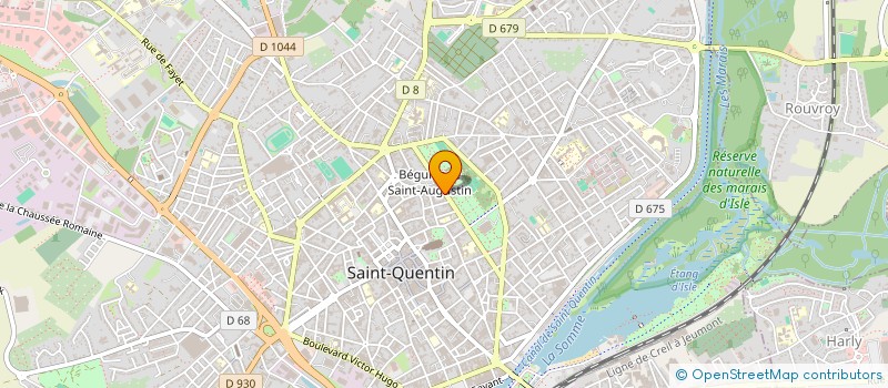 localisation de l'entreprise ASSOCIATION AID'AISNE à SAINT-QUENTIN