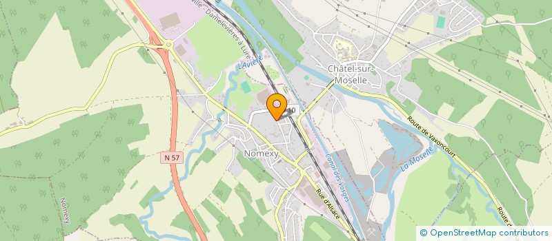 localisation de l'entreprise ASSOCIATION AIDE A AUTRUI  NOMEXY