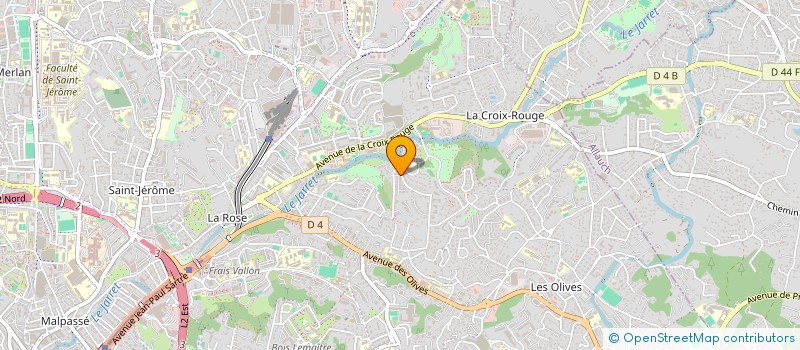 localisation de l'entreprise ASSOCIATION AIDE A DOMICILE 13 à MARSEILLE