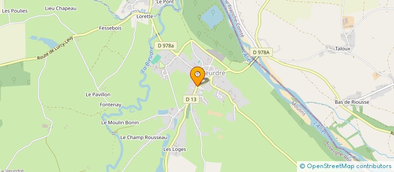 localisation de l'entreprise ASSOCIATION AIDE A DOMICILE NORD ALLIER à POUZY-MESANGY