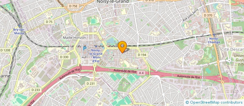 localisation de l'entreprise ASSOCIATION AIDE A LA PERSONNE à NOISY-LE-GRAND