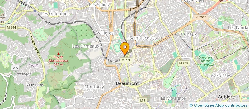 localisation de l'entreprise ASSOCIATION AIDE ACTIVE à CLERMONT-FERRAND