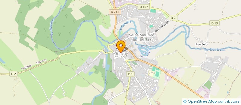 localisation de l'entreprise ASSOCIATION AIDE ALIMENTAIRE à GENCAY