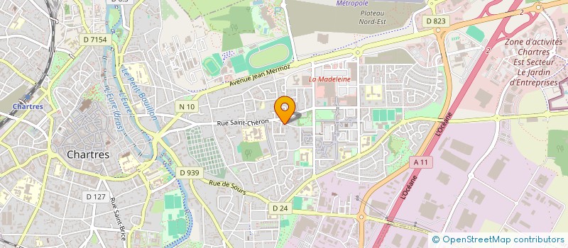 localisation de l'entreprise ASSOCIATION AIDE AU BATIMENT POUR PARTICULIERS ET SOCIETES à CHARTRES