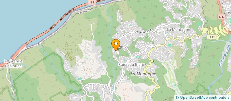 localisation de l'entreprise ASSOCIATION AIDE AU VOLONTARIAT EN INDE - COMITE DE LA REUNION à SAINT-DENIS