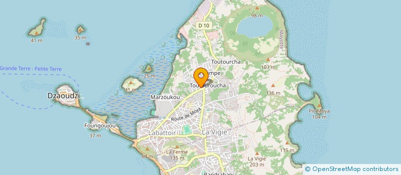 localisation de l'entreprise ASSOCIATION AIDE AUX CHATS MAYOTTE à DZAOUDZI