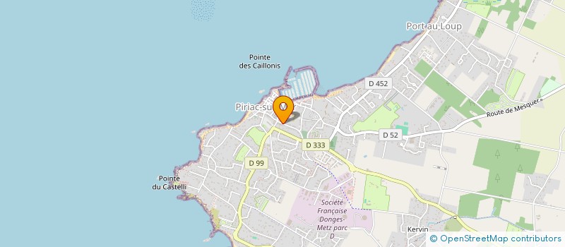 localisation de l'entreprise ASSOCIATION AIDE AUX DEVOIRS PIRIAC SUR MER  PIRIAC-SUR-MER