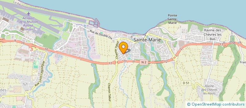 localisation de l'entreprise ASSOCIATION AIDE AUX ECOLIERS LES PLUS DEMUNIS à SAINTE-MARIE