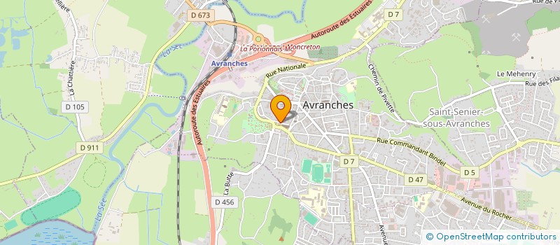 localisation de l'entreprise ASSOCIATION AIDE AUX MERES DE FAMILLE à AVRANCHES