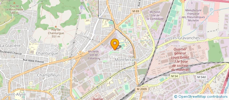 localisation de l'entreprise ASSOCIATION AIDE AUX TOXICOMANES à CLERMONT-FERRAND