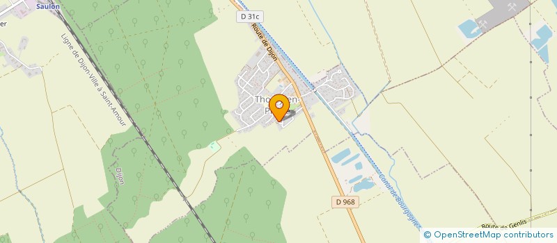 localisation de l'entreprise ASSOCIATION AIDE DEVELOPPEMENT PROJETS INFORMATIQUES  THOREY-EN-PLAINE