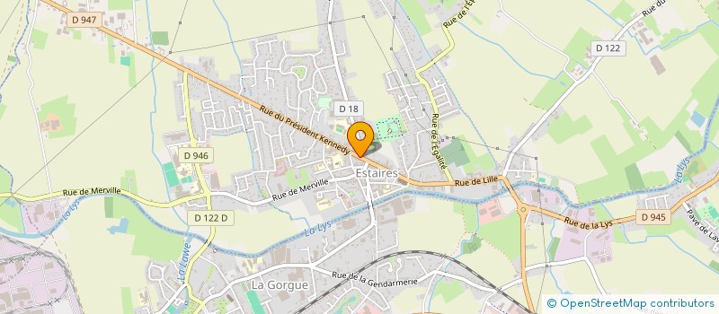 localisation de l'entreprise ASSOCIATION AIDE DOMICILE AUX RETRAITES  ESTAIRES