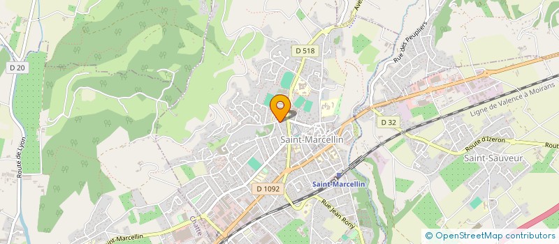 localisation de l'entreprise ASSOCIATION AIDE DOMICILE MILIEU RURAL  CHATTE