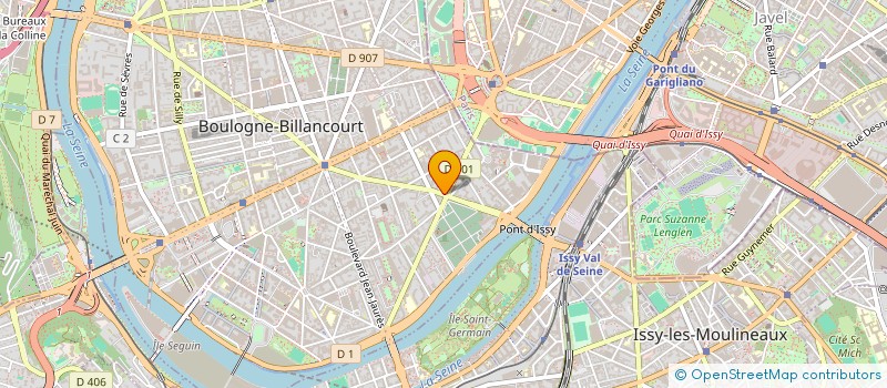 localisation de l'entreprise ASSOCIATION AIDE PLUS à BOULOGNE-BILLANCOURT