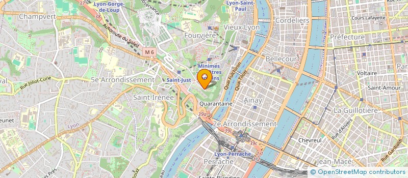 localisation de l'entreprise ASSOCIATION AIDE VIEILLARDS  LYON 5EME