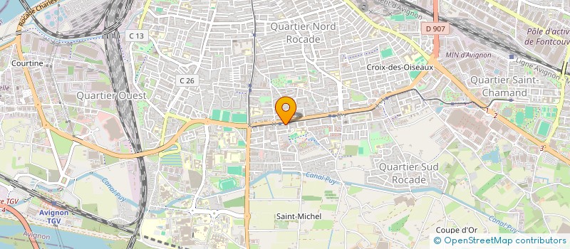 localisation de l'entreprise ASSOCIATION AIDER INTERVENIR DEFENDRE  AVIGNON