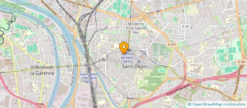 localisation de l'entreprise ASSOCIATION AIDES POUR LA VIE à SAINT-DENIS