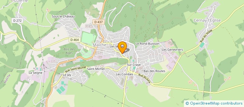 localisation de l'entreprise ASSOCIATION AIDONS à MAICHE