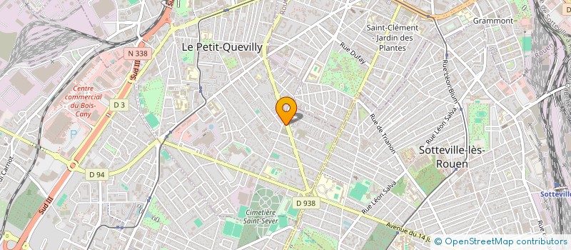 localisation de l'entreprise ASSOCIATION AIDONS-NOUS  LE PETIT-QUEVILLY