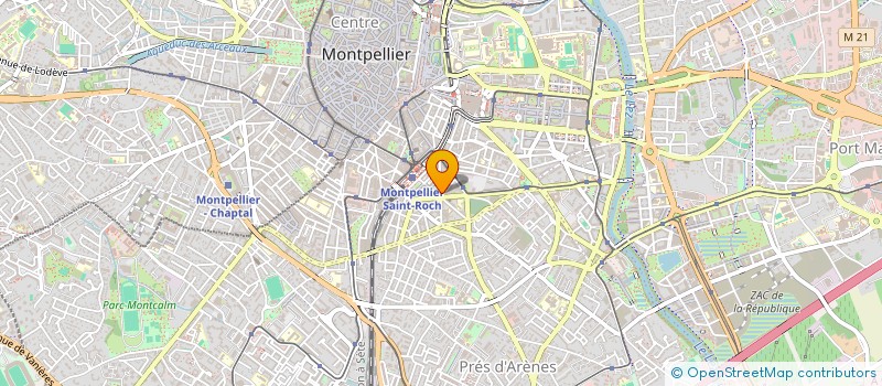 localisation de l'entreprise ASSOCIATION AIDOSOINS à MONTPELLIER