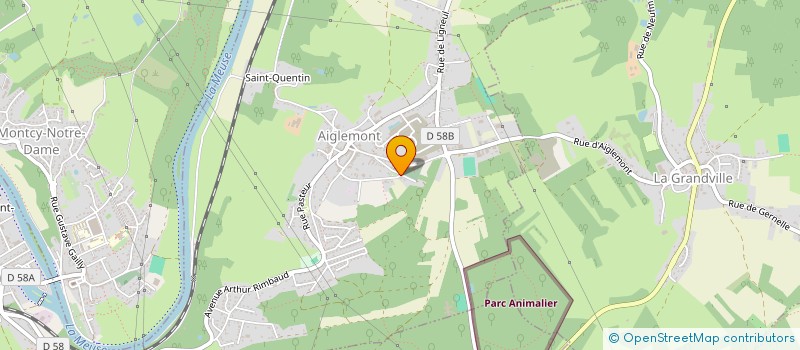 localisation de l'entreprise ASSOCIATION AIGLE'MOMES  AIGLEMONT