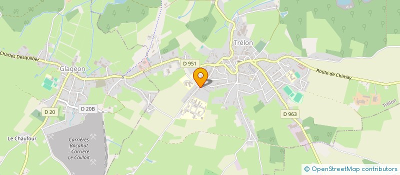 localisation de l'entreprise ASSOCIATION AILLEURS DEMAIN  TRELON