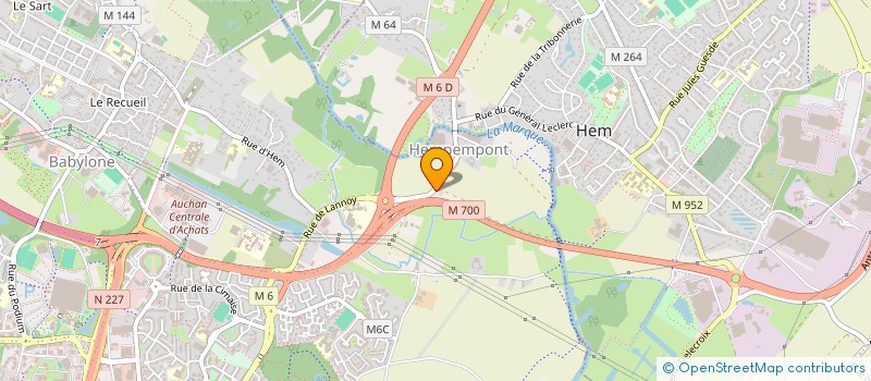 localisation de l'entreprise ASSOCIATION AIME TON PROCHAIN à VILLENEUVE-D'ASCQ