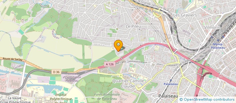 localisation de l'entreprise ASSOCIATION AIMONS-GLOBINE  PALAISEAU