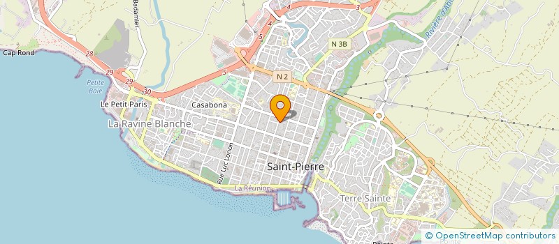 localisation de l'entreprise ASSOCIATION AINA ENFANCE ET AVENIR à SAINT-PIERRE