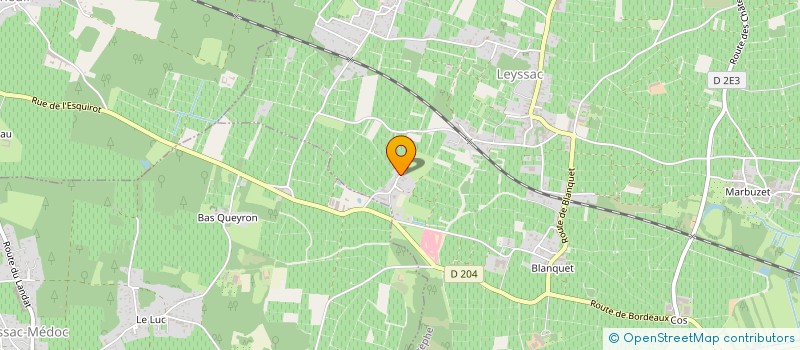 localisation de l'entreprise ASSOCIATION AIR FIT  SAINT-ESTEPHE