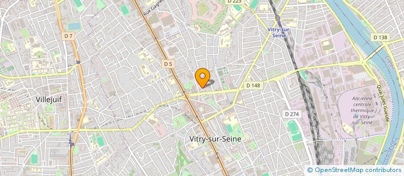 localisation de l'entreprise ASSOCIATION AIRE DE FESTA à VITRY-SUR-SEINE