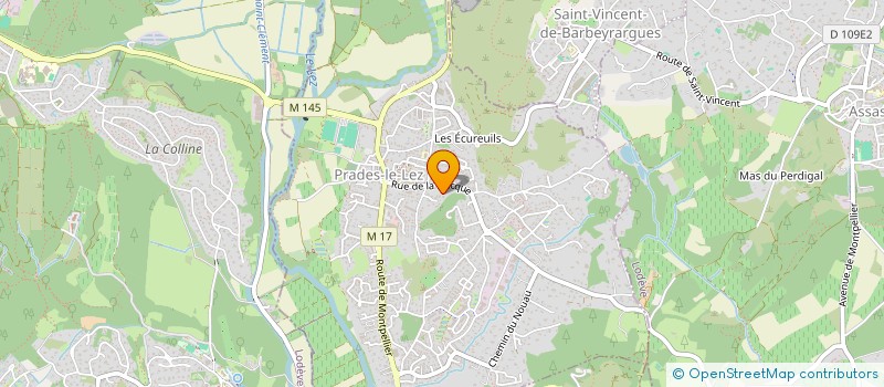 localisation de l'entreprise ASSOCIATION AISSADON à PRADES-LE-LEZ