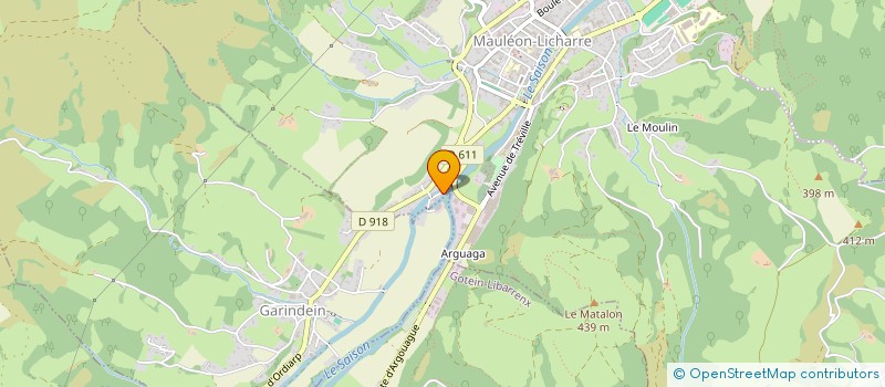 localisation de l'entreprise ASSOCIATION AITZINDARIAK  MAULEON-LICHARRE