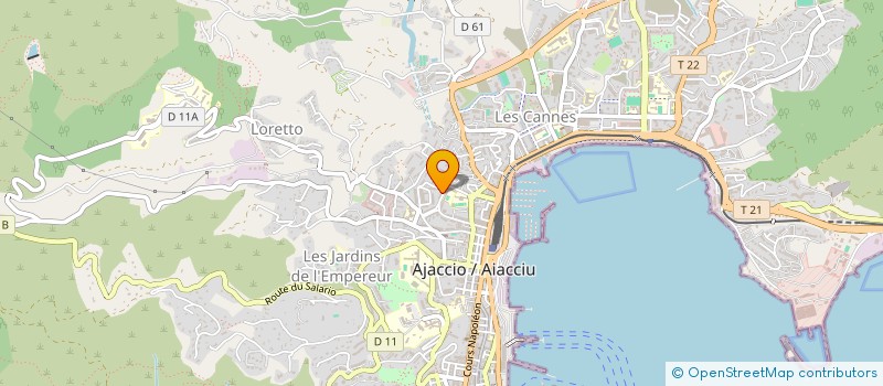 localisation de l'entreprise ASSOCIATION AJACCIO IMPERIALE à AJACCIO