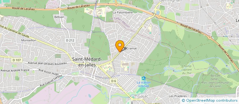 localisation de l'entreprise ASSOCIATION AJR  SAINT-MEDARD-EN-JALLES