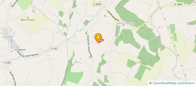 localisation de l'entreprise ASSOCIATION AKPADENOU  SAINT-HYMER