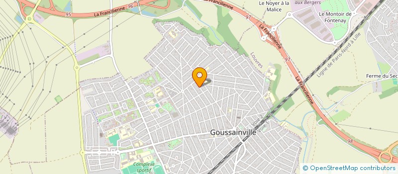 localisation de l'entreprise ASSOCIATION AL AMAL IDF (ILE DE  FRANCE)  GOUSSAINVILLE