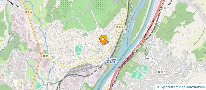 localisation de l'entreprise ASSOCIATION AL'CHIMIA à GRIGNY