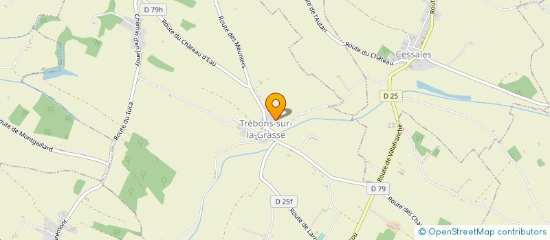 localisation de l'entreprise ASSOCIATION AL FOR  TREBONS-SUR-LA-GRASSE