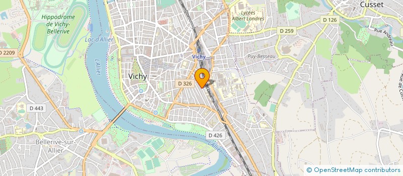 localisation de l'entreprise ASSOCIATION AL HIJRA VICHY à VICHY