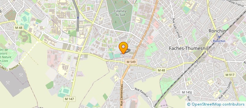 localisation de l'entreprise ASSOCIATION AL HOUDA à LILLE