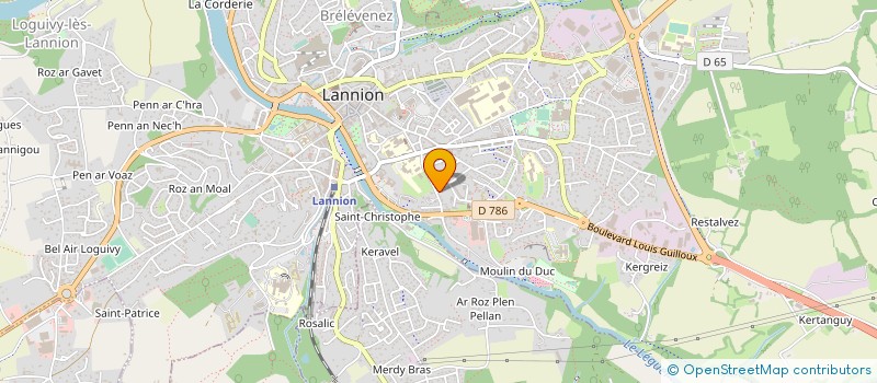 localisation de l'entreprise ASSOCIATION AL LIAMM à LANNION
