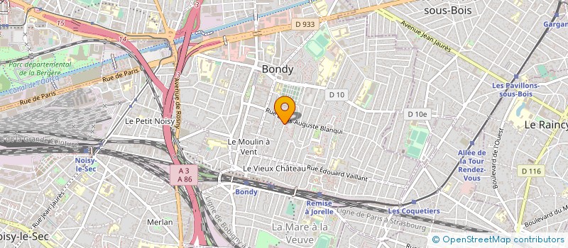 localisation de l'entreprise ASSOCIATION AL MONTAZAR FRANCE  BONDY